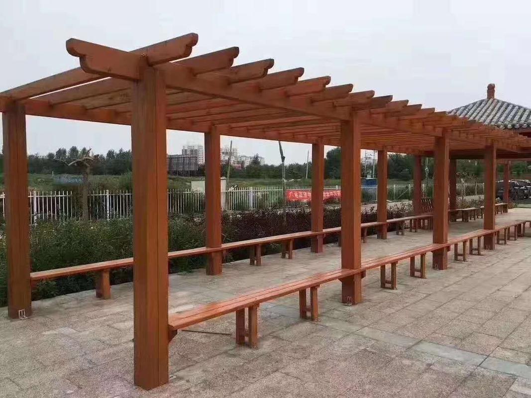 防腐木亭子替代方案_防腐木凉亭图_庭院改造设计